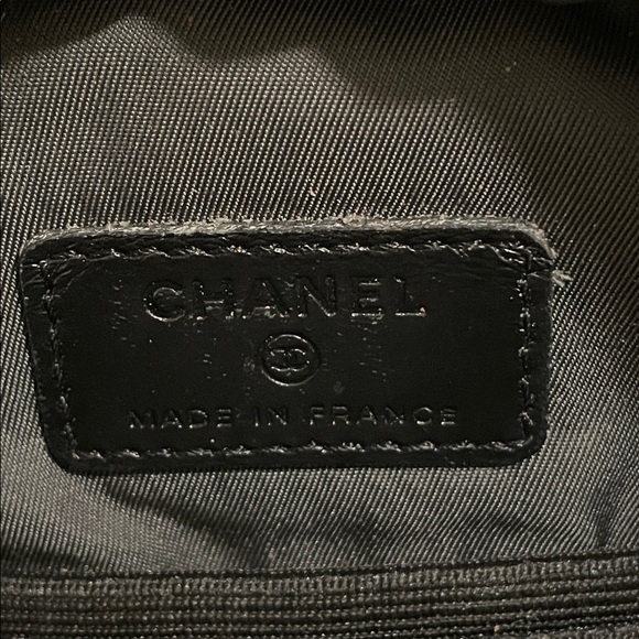 CHANEL Vintage Rare COCO Mark Sports Line Crossbody Sling Bag Canvas Brown Green - Picture 10 of 13